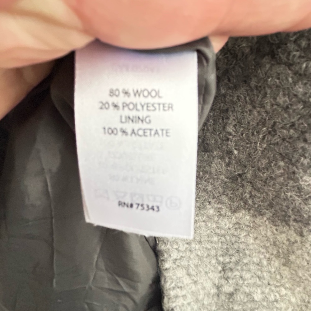 Striped Gray Coat - Picture 6 of 6